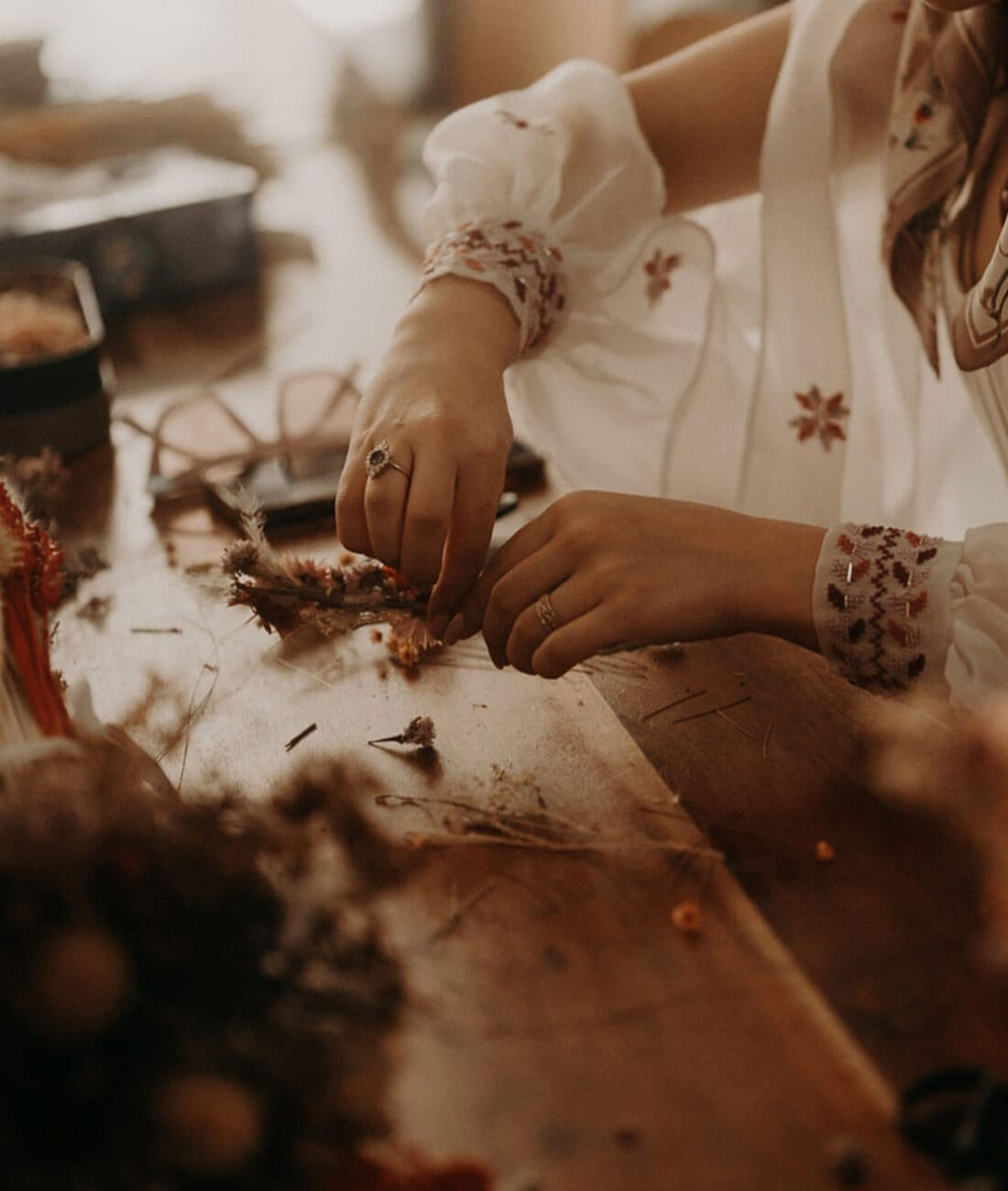 Atelier macramé et fleurs séchées à Annecy